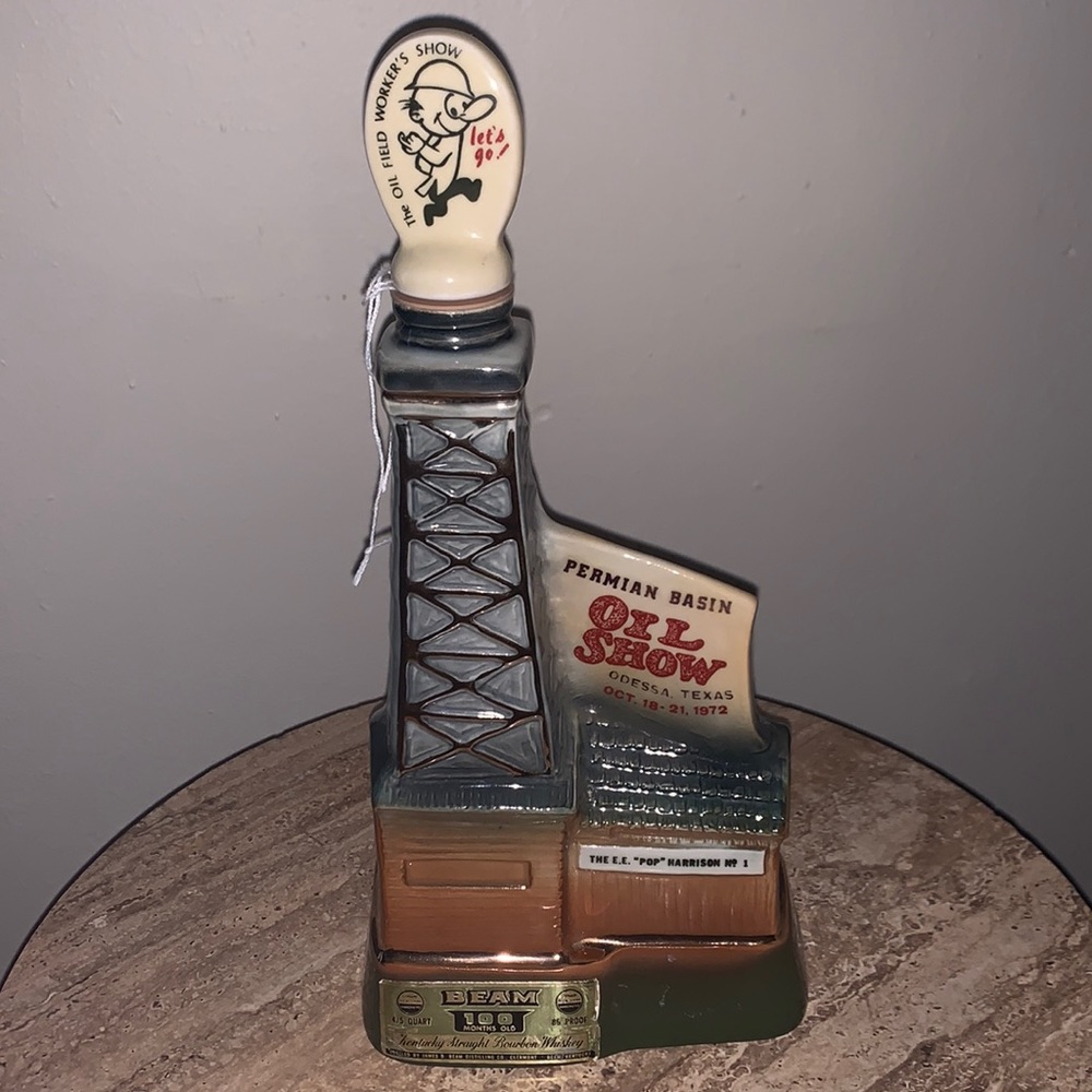 Vintage Jim Beam Permian Basin Oil Show